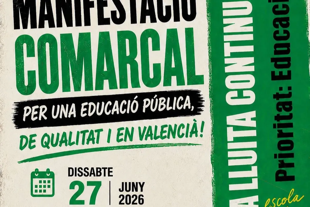 Manifestació per una educació pública